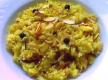 Saffron Basmati Pilaf With Currants And Almonds